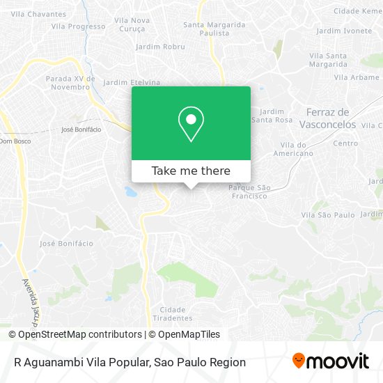 Mapa R  Aguanambi   Vila Popular