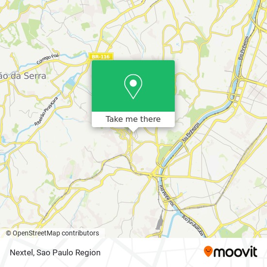 Mapa Nextel