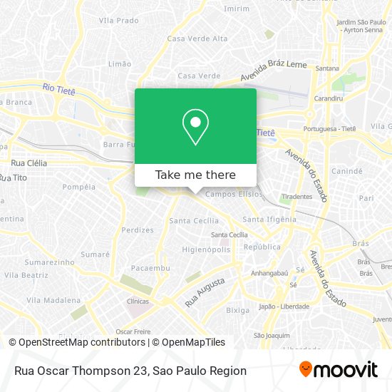 Rua Oscar Thompson 23 map