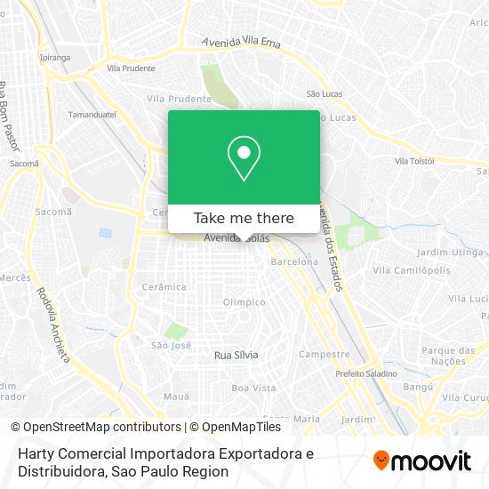 Mapa Harty Comercial Importadora Exportadora e Distribuidora