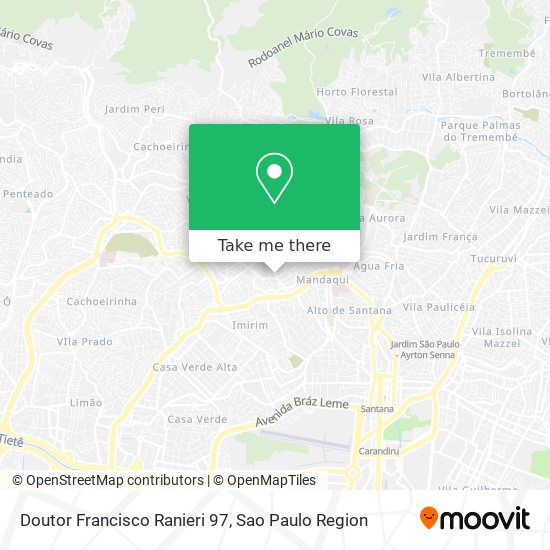 Doutor Francisco Ranieri 97 map