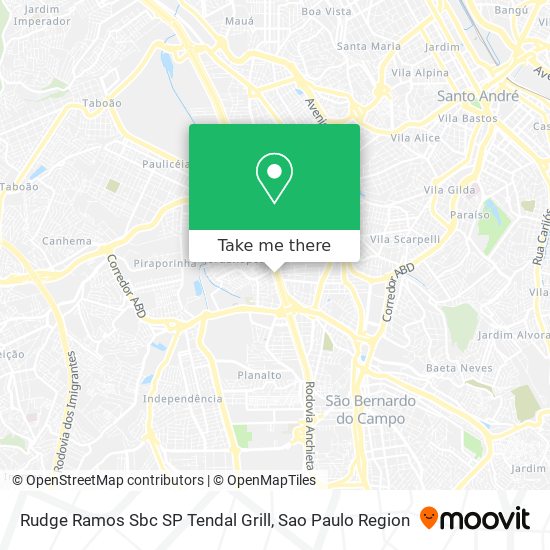 Rudge Ramos Sbc SP Tendal Grill map
