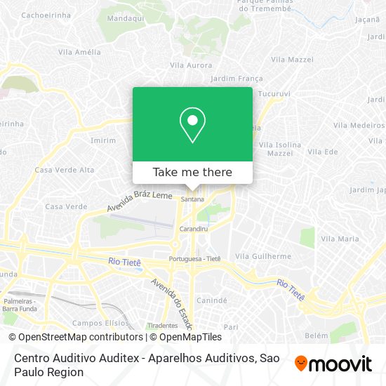 Centro Auditivo Auditex - Aparelhos Auditivos map