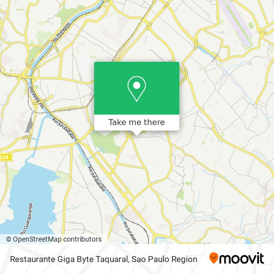 Mapa Restaurante Giga Byte Taquaral