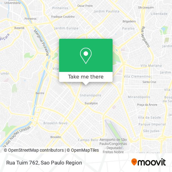 Mapa Rua Tuim 762