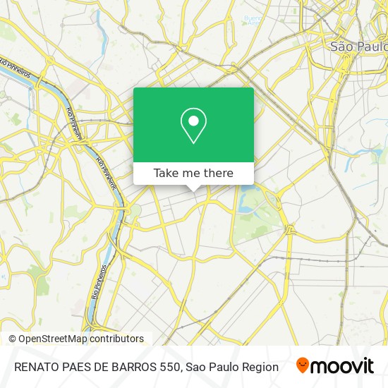 RENATO PAES DE BARROS 550 map