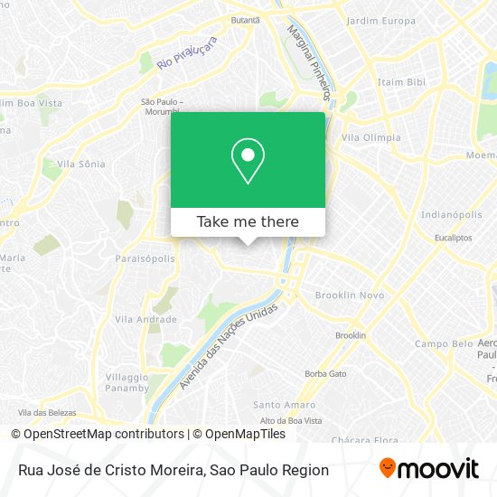 Rua José de Cristo Moreira map