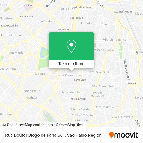Rua Doutor Diogo de Faria 561 map