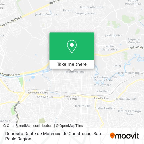 Deposito Dante de Materiais de Construcao map