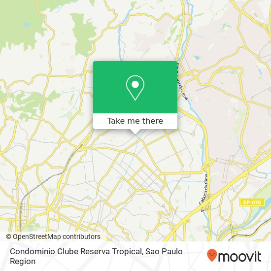 Mapa Condominio Clube Reserva Tropical