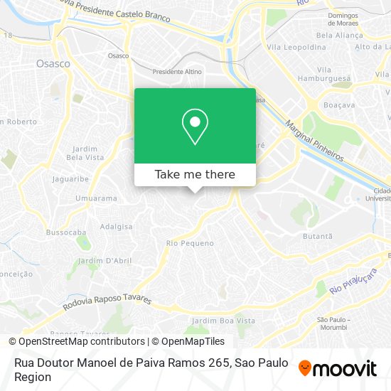 Mapa Rua Doutor Manoel de Paiva Ramos 265