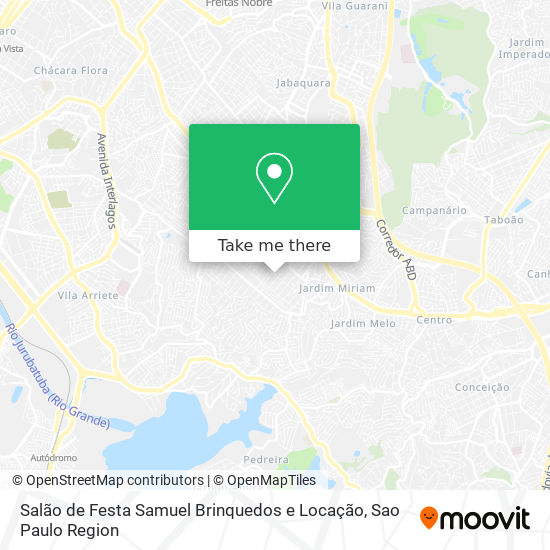Salão de Festa Samuel Brinquedos e Locação map