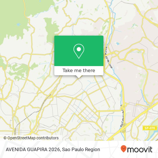Mapa AVENIDA GUAPIRA 2026