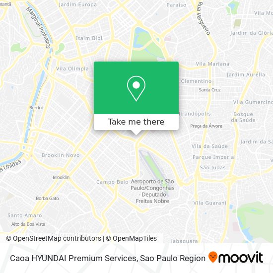 Caoa HYUNDAI Premium Services map