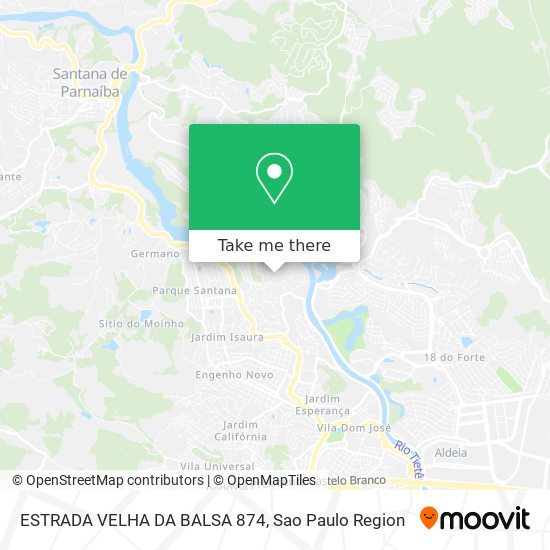 ESTRADA VELHA DA BALSA 874 map