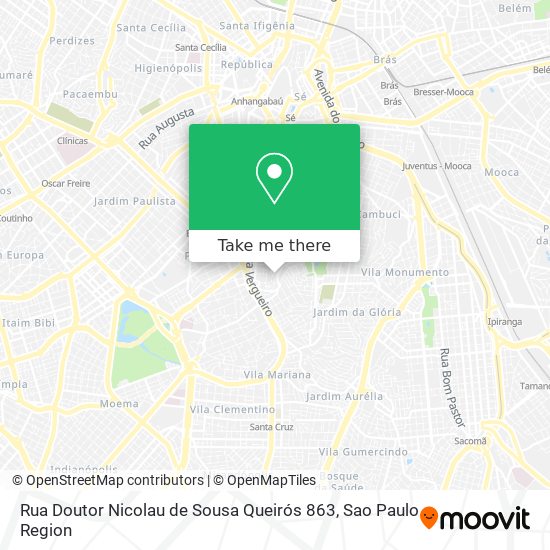 Rua Doutor Nicolau de Sousa Queirós 863 map