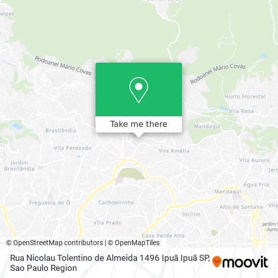 Mapa Rua Nicolau Tolentino de Almeida  1496   Ipuã   Ipuã   SP