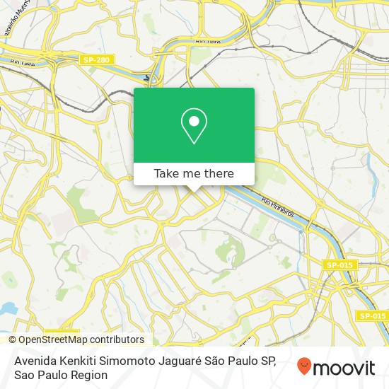 Avenida Kenkiti Simomoto  Jaguaré  São Paulo  SP map