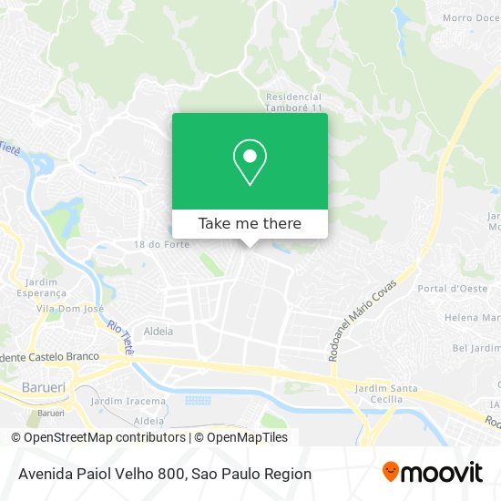 Avenida Paiol Velho 800 map