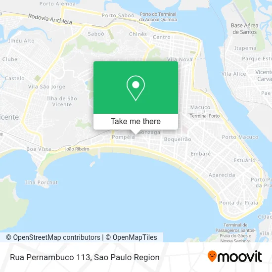 Rua Pernambuco  113 map