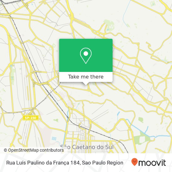 Rua Luís Paulino da França 184 map