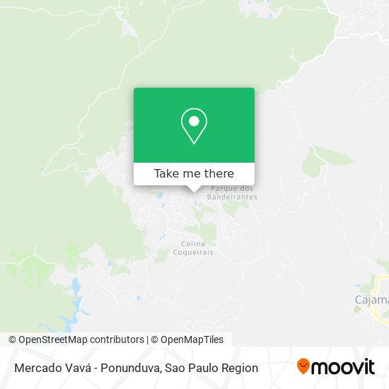 Mercado Vavá - Ponunduva map
