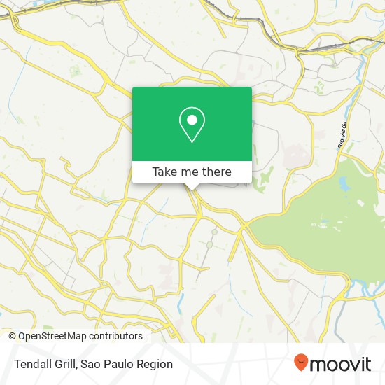 Tendall Grill map