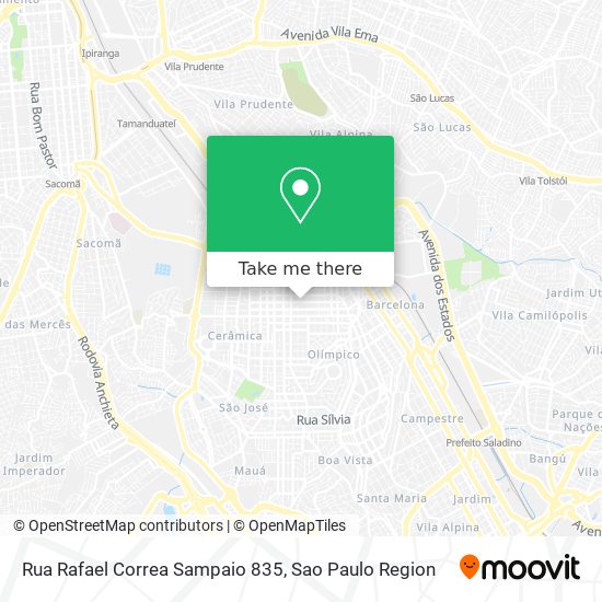 Rua Rafael Correa Sampaio  835 map