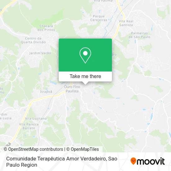 Comunidade Terapêutica Amor Verdadeiro map