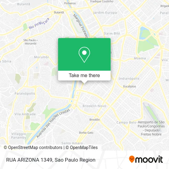 RUA ARIZONA 1349 map