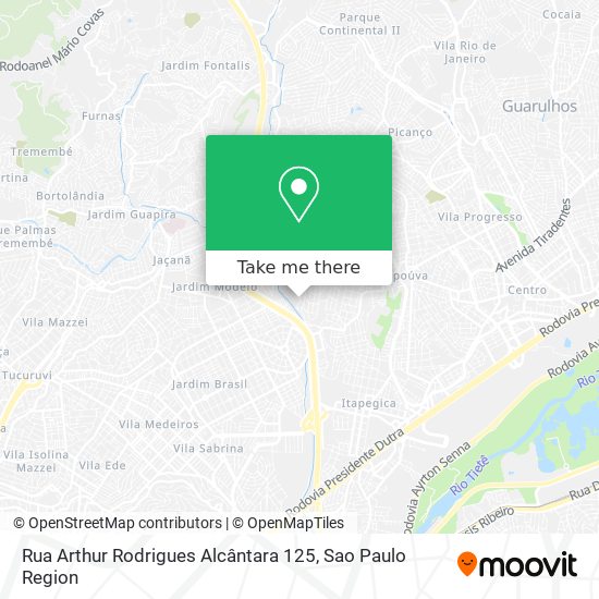 Rua Arthur Rodrigues Alcântara 125 map