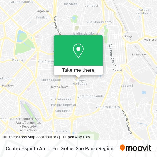 Centro Espírita Amor Em Gotas map