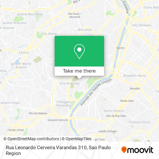Rua Leonardo Cerveira Varandas 310 map