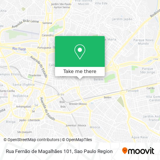 Rua Fernão de Magalhães 101 map