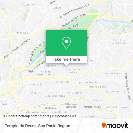 Templo da Deusa map