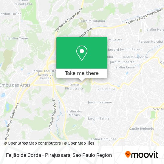 Feijão de Corda - Pirajussara map