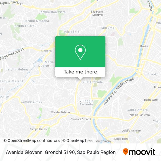 Mapa Avenida Giovanni Gronchi 5190