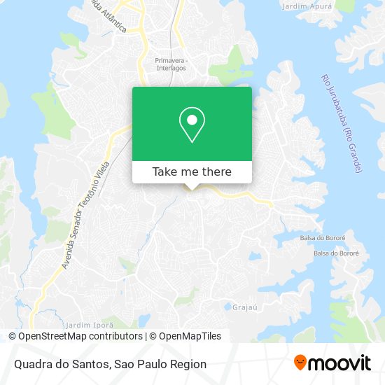Mapa Quadra do Santos