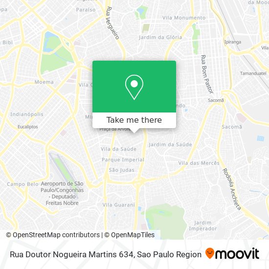 Mapa Rua Doutor Nogueira Martins 634