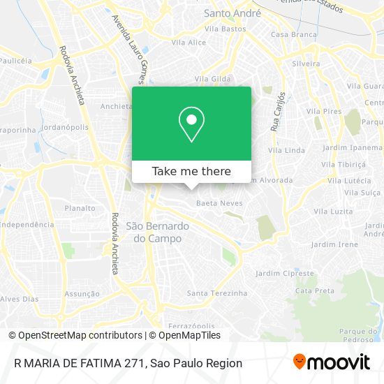 R MARIA DE FATIMA 271 map