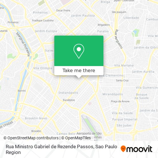 Rua Ministro Gabriel de Rezende Passos map