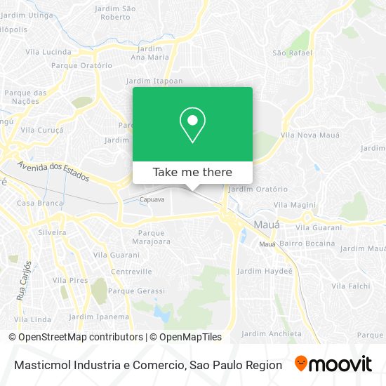 Mapa Masticmol Industria e Comercio