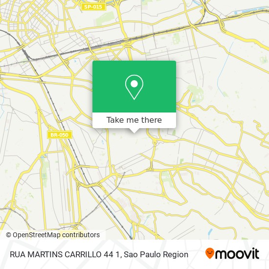 Mapa RUA MARTINS CARRILLO  44 1