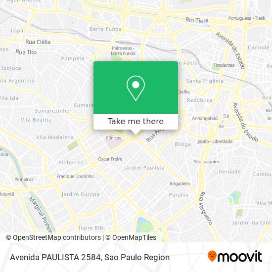 Avenida PAULISTA 2584 map