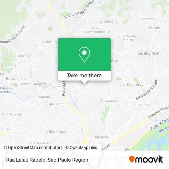 Rua Lalau Rabelo map
