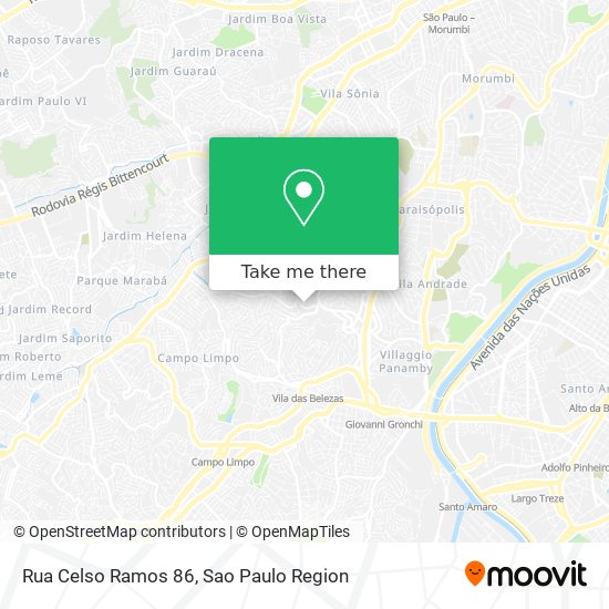 Rua Celso Ramos 86 map