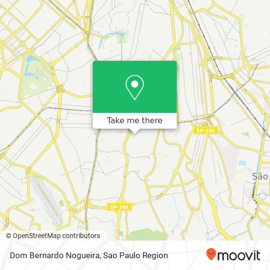 Dom Bernardo Nogueira map