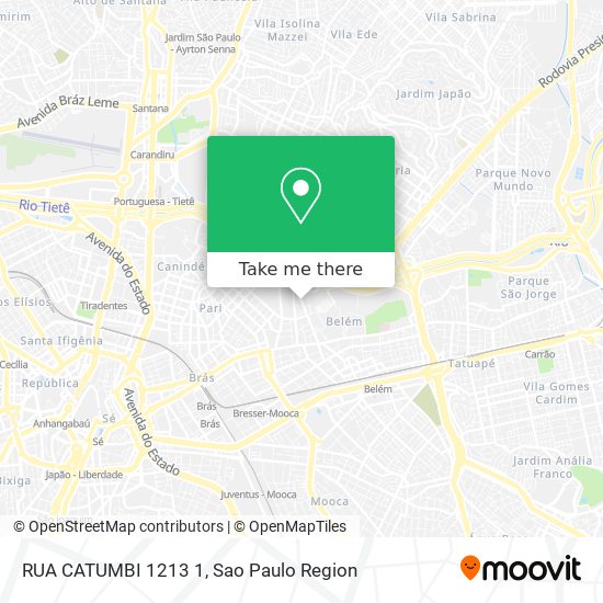 Mapa RUA CATUMBI  1213 1