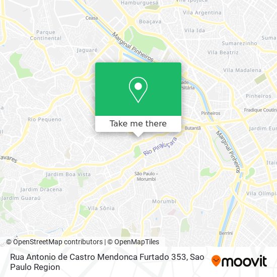 Rua Antonio de Castro Mendonca Furtado 353 map
