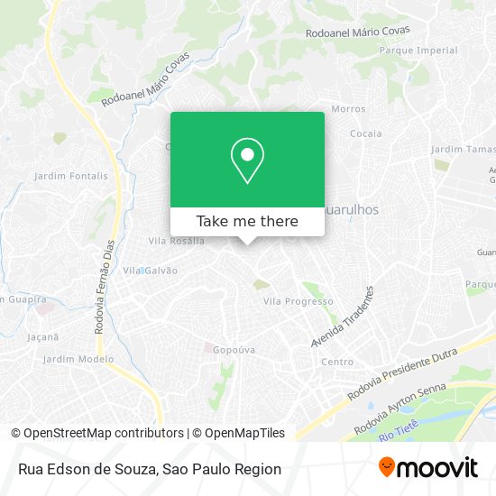 Rua Edson de  Souza map